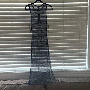 House of Harlow 1960 Black Mesh Top